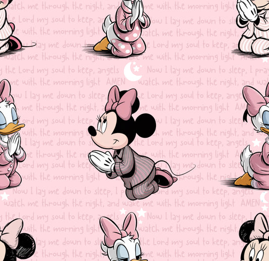 Minnie & Daisy Praying