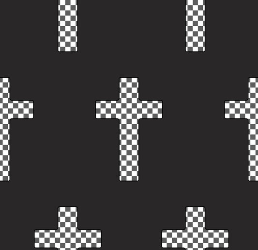 Checkered Cross Dark