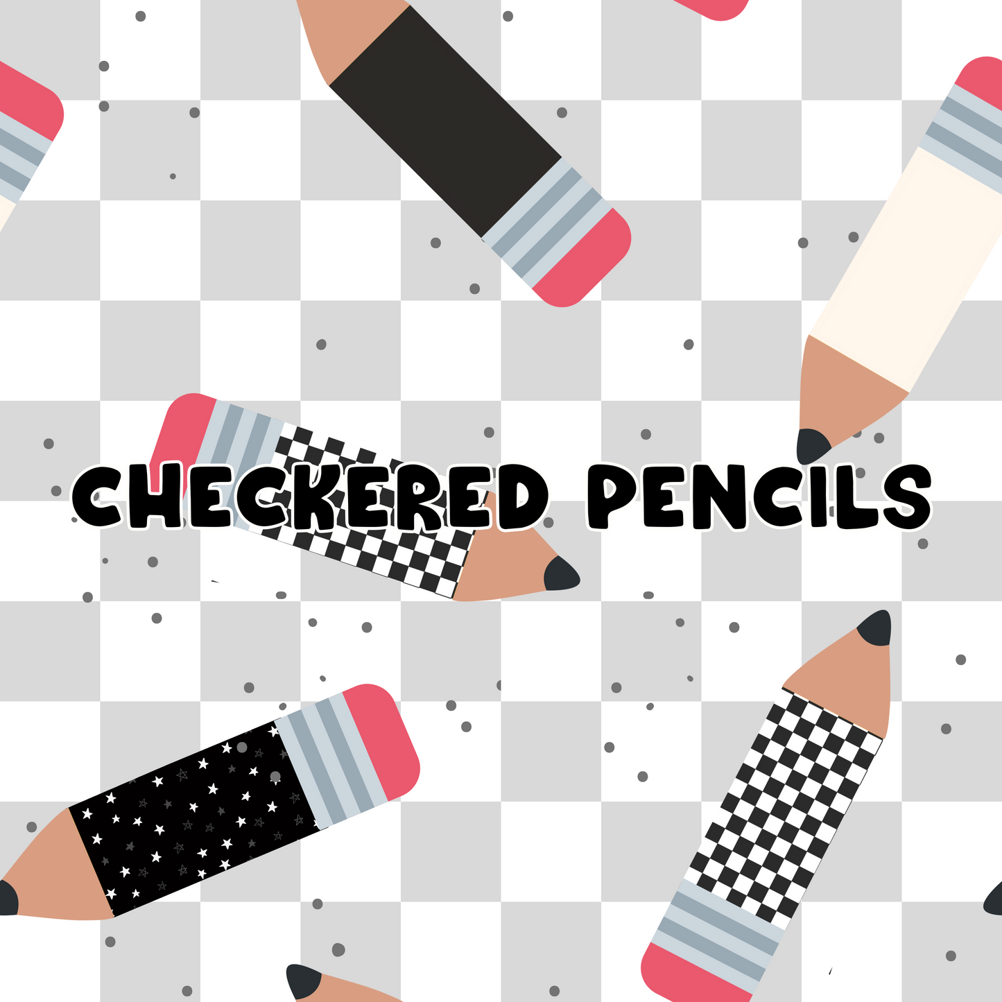 Checkered Pencil