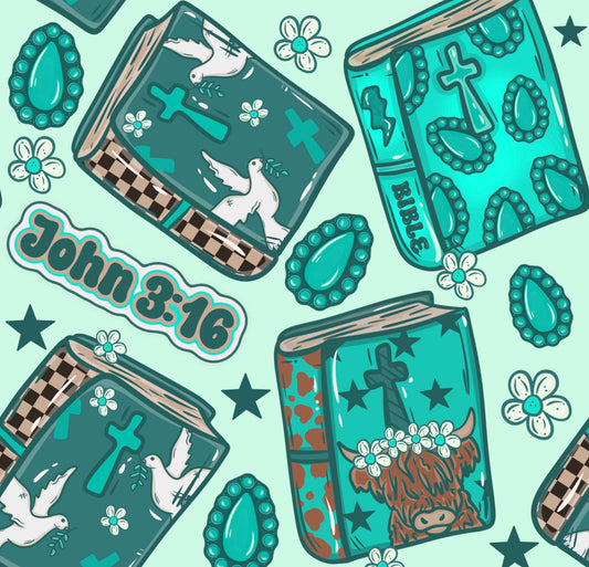 Turquoise Bibles
