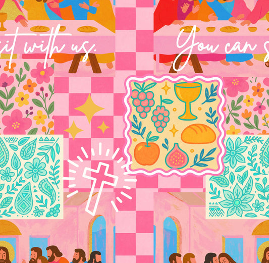 You Can Sit With Us Pink